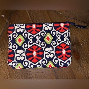 Vera Bradley Quilted Tablet Sleeve Organizer Pouch Travel Case